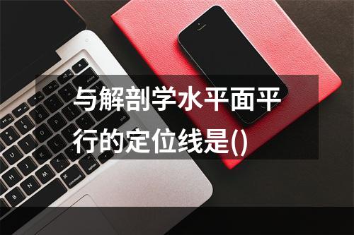 与解剖学水平面平行的定位线是()