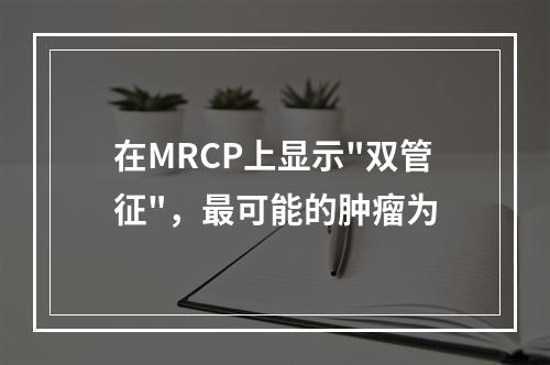 在MRCP上显示