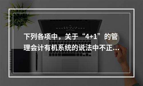 下列各项中，关于“4+1”的管理会计有机系统的说法中不正确的