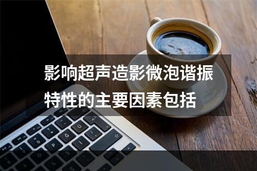 影响超声造影微泡谐振特性的主要因素包括