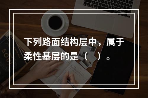 下列路面结构层中，属于柔性基层的是（　）。