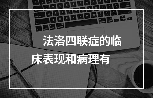 　法洛四联症的临床表现和病理有