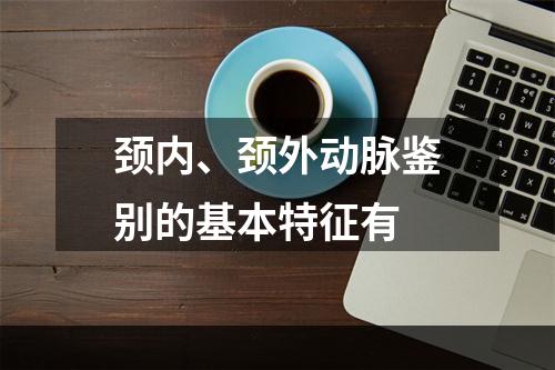 颈内、颈外动脉鉴别的基本特征有