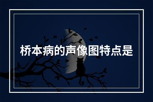 桥本病的声像图特点是