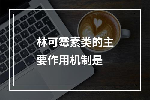 林可霉素类的主要作用机制是