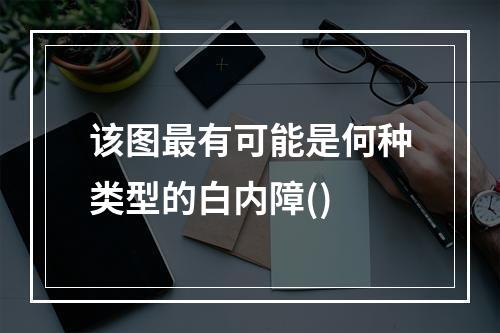 该图最有可能是何种类型的白内障()