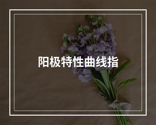 阳极特性曲线指