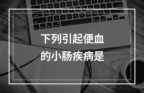 下列引起便血的小肠疾病是