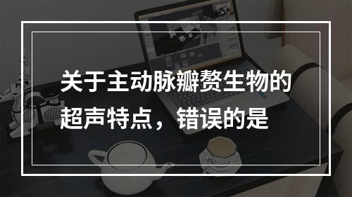 关于主动脉瓣赘生物的超声特点，错误的是