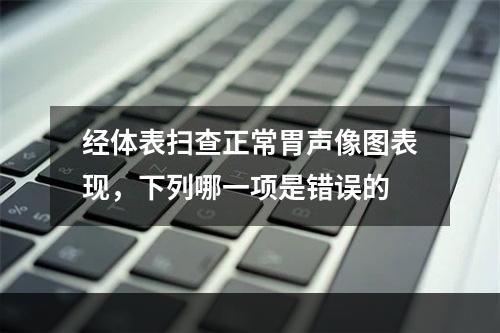 经体表扫查正常胃声像图表现，下列哪一项是错误的