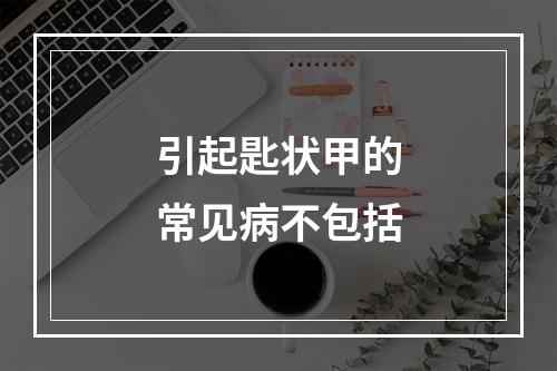 引起匙状甲的常见病不包括