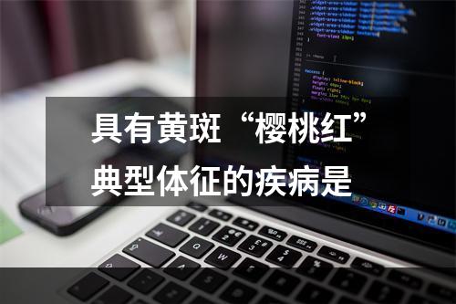 具有黄斑“樱桃红”典型体征的疾病是