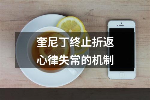 奎尼丁终止折返心律失常的机制