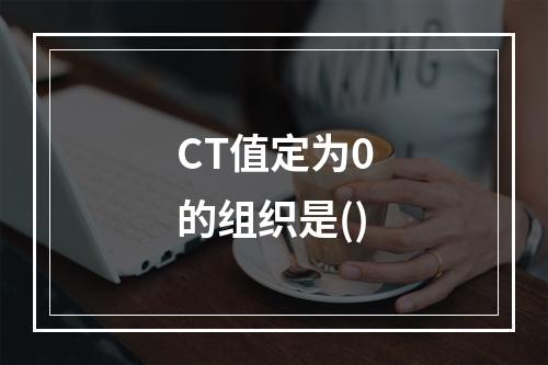 CT值定为0的组织是()