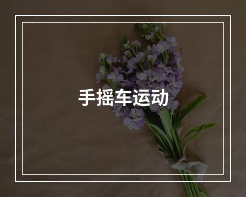 手摇车运动