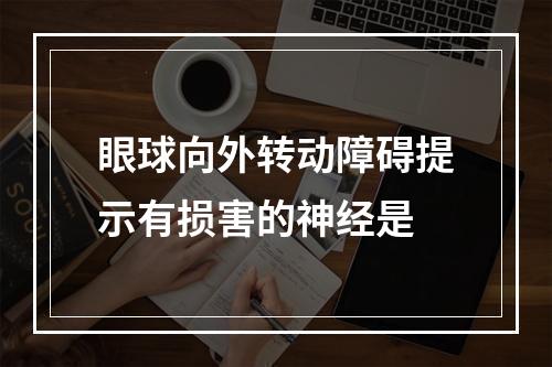 眼球向外转动障碍提示有损害的神经是