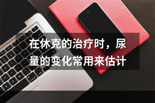 在休克的治疗时，尿量的变化常用来估计