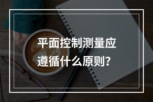 平面控制测量应遵循什么原则？