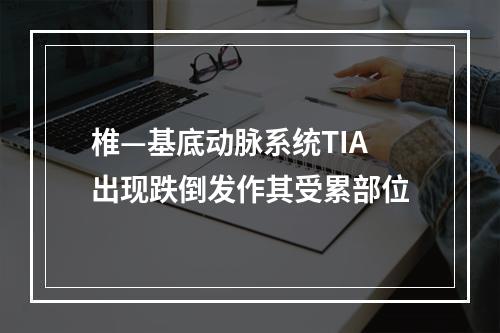 椎—基底动脉系统TIA出现跌倒发作其受累部位