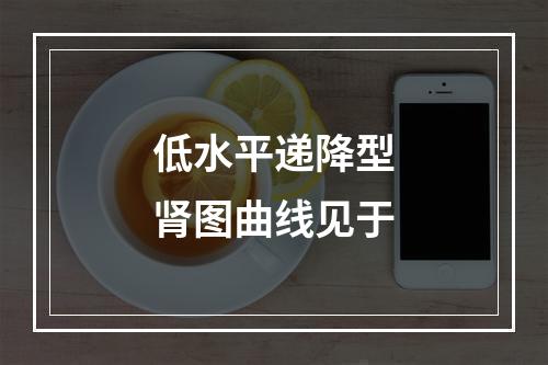 低水平递降型肾图曲线见于