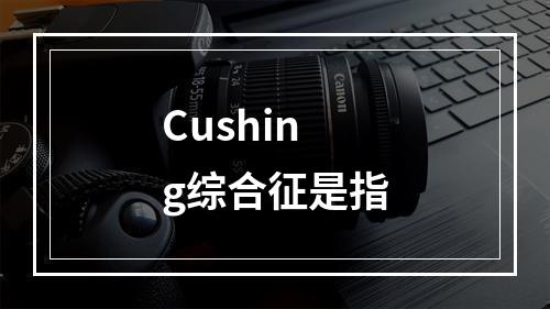 Cushing综合征是指