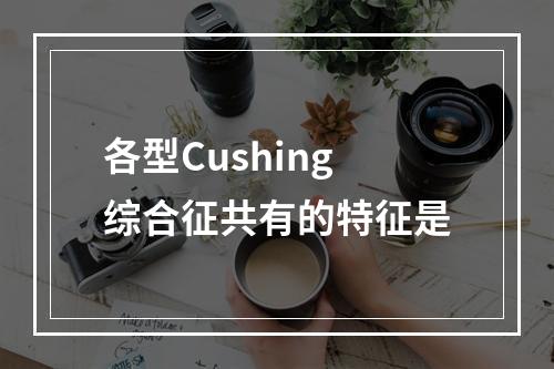 各型Cushing综合征共有的特征是