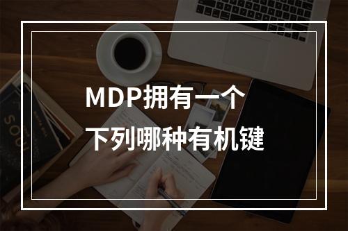 MDP拥有一个下列哪种有机键