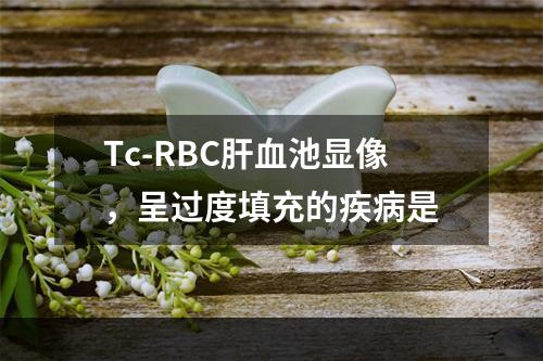 Tc-RBC肝血池显像，呈过度填充的疾病是