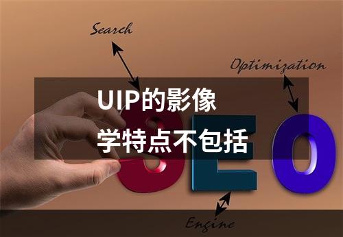 UIP的影像学特点不包括