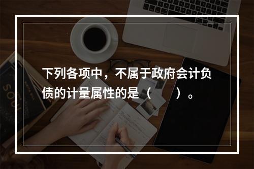 下列各项中，不属于政府会计负债的计量属性的是（　　）。