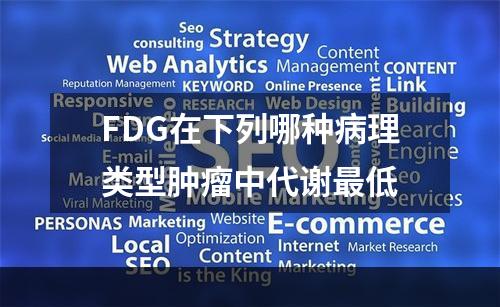 FDG在下列哪种病理类型肿瘤中代谢最低