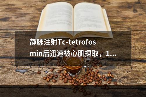 静脉注射Tc-tetrofosmin后迅速被心肌摄取，1小时