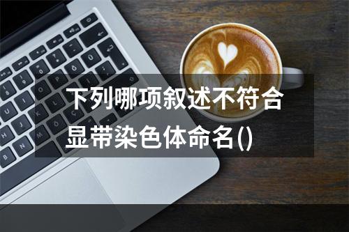 下列哪项叙述不符合显带染色体命名()