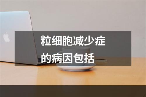 粒细胞减少症的病因包括