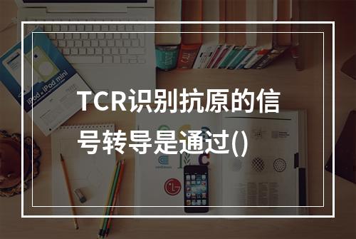 TCR识别抗原的信号转导是通过()