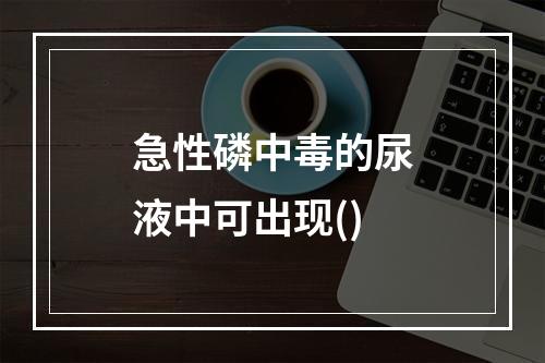 急性磷中毒的尿液中可出现()