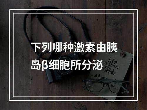 下列哪种激素由胰岛β细胞所分泌