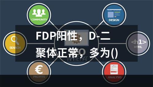 FDP阳性，D-二聚体正常，多为()