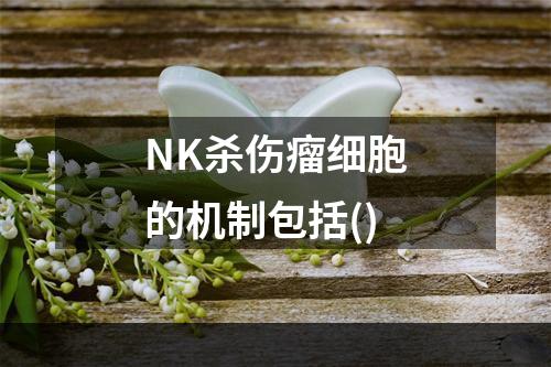 NK杀伤瘤细胞的机制包括()