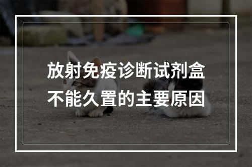 放射免疫诊断试剂盒不能久置的主要原因