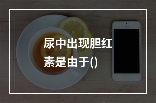 尿中出现胆红素是由于()