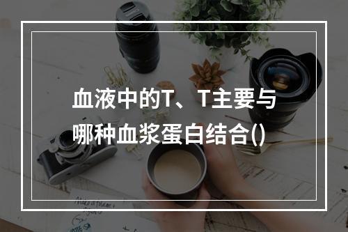 血液中的T、T主要与哪种血浆蛋白结合()