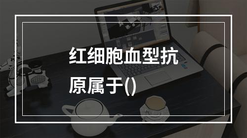 红细胞血型抗原属于()