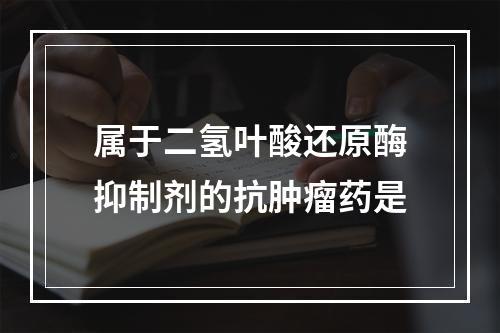 属于二氢叶酸还原酶抑制剂的抗肿瘤药是