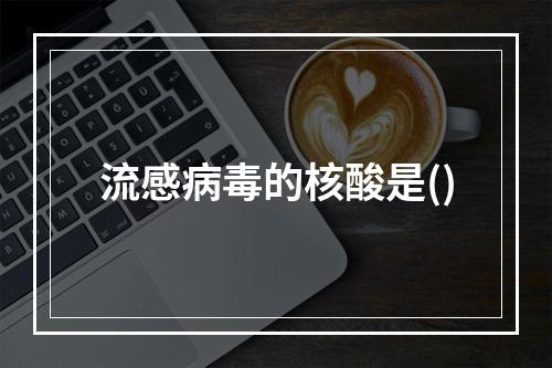 流感病毒的核酸是()