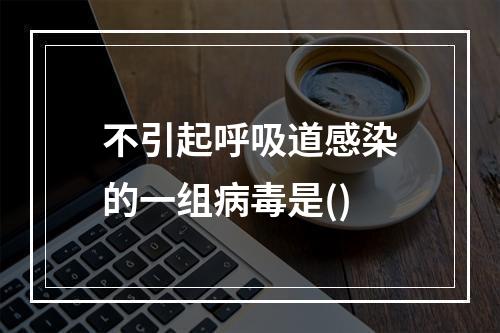 不引起呼吸道感染的一组病毒是()