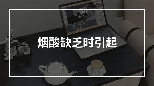 烟酸缺乏时引起