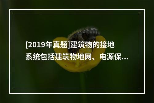 [2019年真题]建筑物的接地系统包括建筑物地网、电源保护地