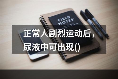 正常人剧烈运动后，尿液中可出现()