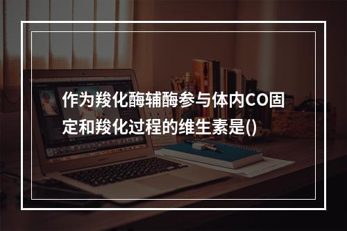 作为羧化酶辅酶参与体内CO固定和羧化过程的维生素是()